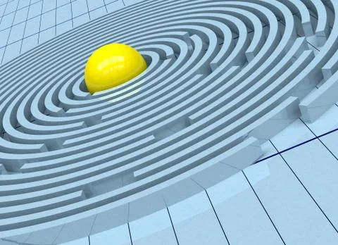 Labyrinth Stock Illustration