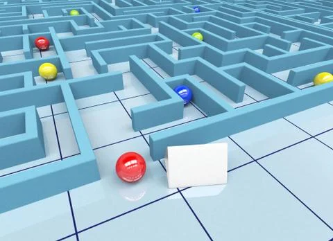 Labyrinth Stock Illustration