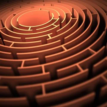 Labyrinth Stock Illustration