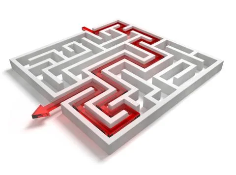 Labyrinth Stock Illustration