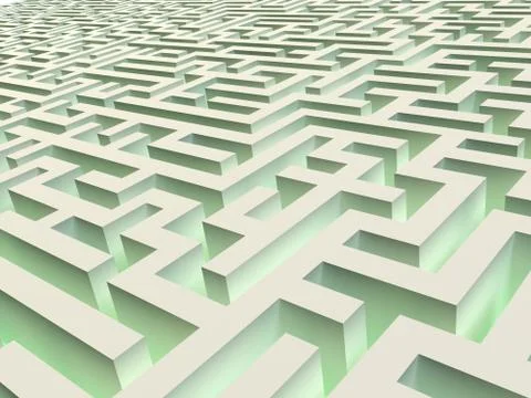 Labyrinth Stock Illustration