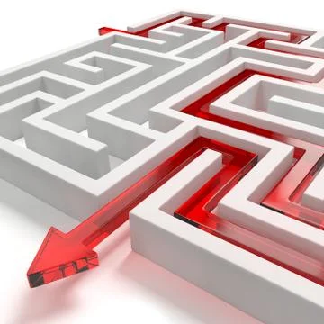 Labyrinth Stock Illustration