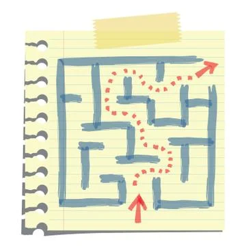 Labyrinth Stock Illustration