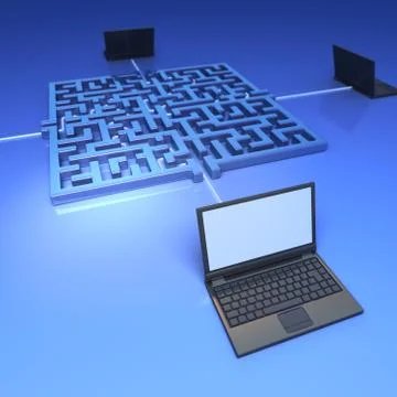 Labyrinth Stock Illustration