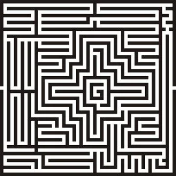 Labyrinth Illustrazione stock