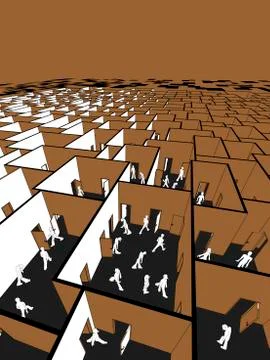 Labyrinth Illustrazione stock