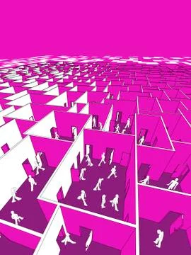 Labyrinth Stock Illustration