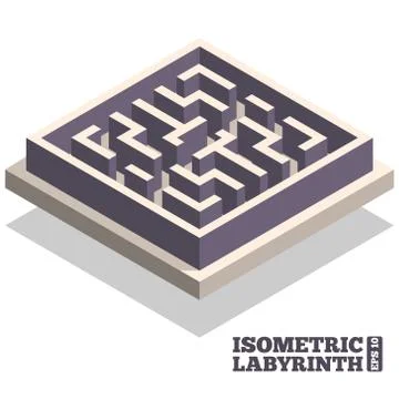 Labyrinth. Stock Illustration