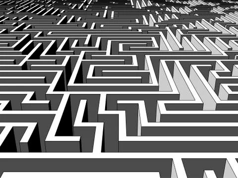 Labyrinth Stock Illustration