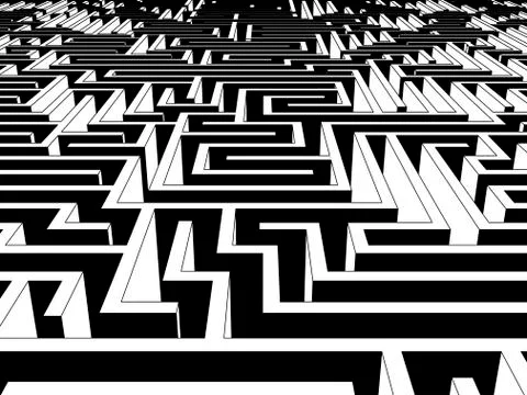 Labyrinth Stock Illustration