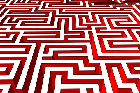 Labyrinth Ilustración de archivo