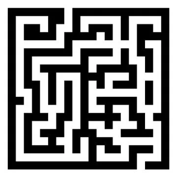 Labyrinth. Isolated on white background. Vector illustration. 스톡 일러스트