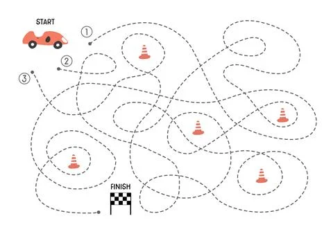 Labyrinth, Maze game for children. Logical puzzle for kids. Quest to find t.. Stock Illustration
