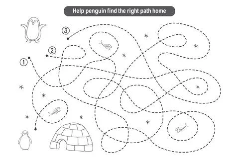 Labyrinth, Maze game for children. Logical puzzle for kids. Quest to find t.. Stock Illustration
