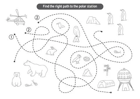 Labyrinth, Maze game for children. Logical puzzle for kids. Quest to find t.. Stock Illustration