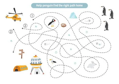 Labyrinth, Maze game for children. Logical puzzle for kids. Quest to find the Stock Illustration