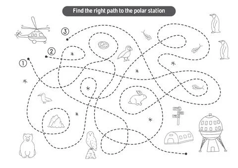 Labyrinth, Maze game for children. Logical puzzle for kids. Quest to find the Stock Illustration