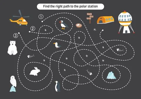 Labyrinth, Maze game for children. Logical puzzle for kids. Quest to find the Stock Illustration