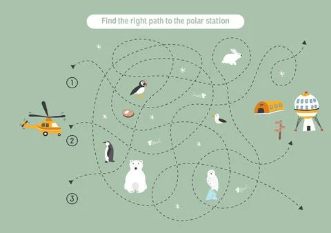 Labyrinth, Maze game for children. Logical puzzle for kids. Quest to find the Stock Illustration