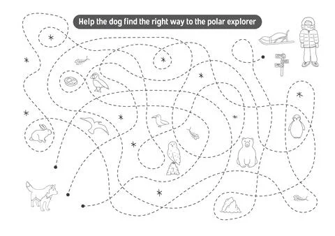 Labyrinth, Maze game for children. Logical puzzle for kids. Quest to find t.. Stock Illustration