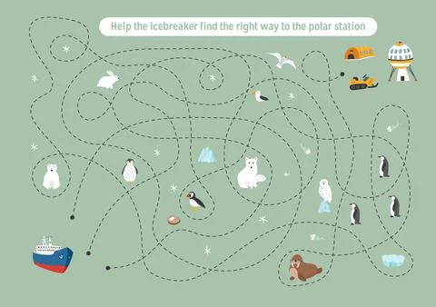 Labyrinth, Maze game for children. Logical puzzle for kids. Quest to find the Stock Illustration