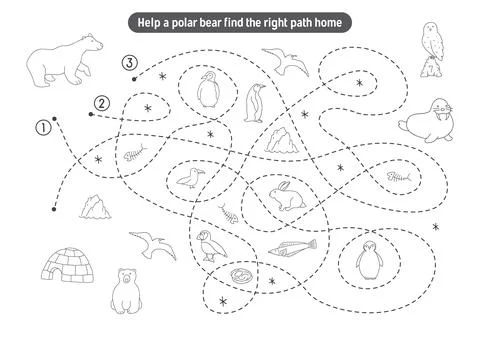 Labyrinth, Maze game for children. Logical puzzle for kids. Quest to find the Stock Illustration