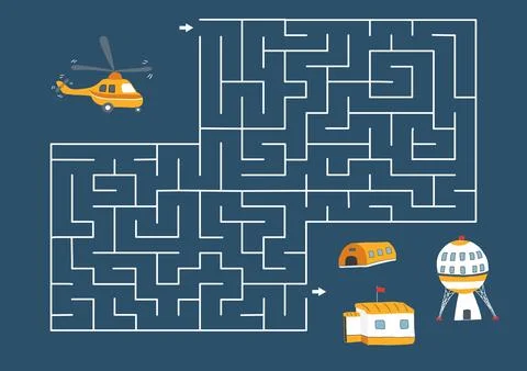 Labyrinth, Maze game for children. Logical puzzle for kids. Quest to find t.. Stock Illustration