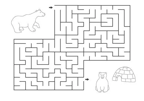 Labyrinth, Maze game for children. Logical puzzle for kids. Quest to find the Stock Illustration