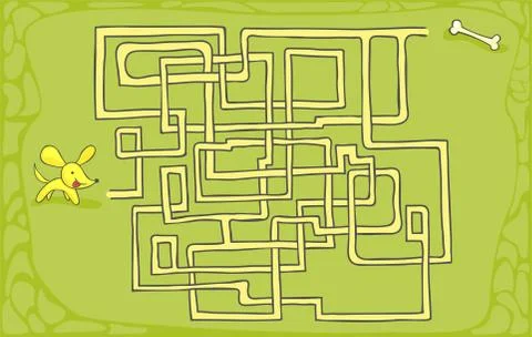 Labyrinth - Maze Illustrazione stock