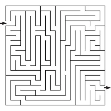 Labyrinth. Maze. Stock Illustration