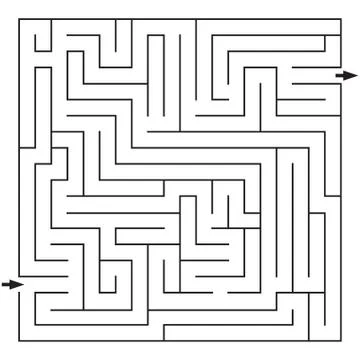 Labyrinth. Maze. Stock Illustration