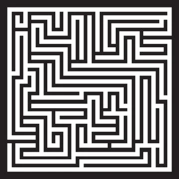 Labyrinth. Maze. Stock Illustration