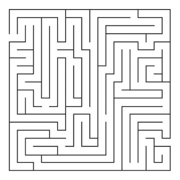 Labyrinth. Maze. Stock Illustration