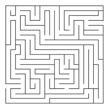 Labyrinth. Maze. Stock Illustration