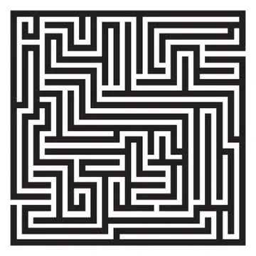 Labyrinth. Maze. Stock Illustration