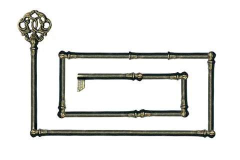 Labyrinth maze puzzle Stock Photos