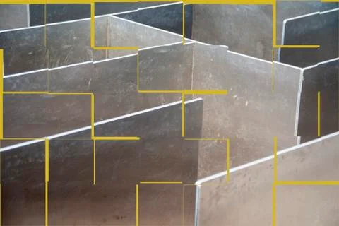 Labyrinth of Metal Stock Photos
