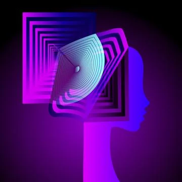 Labyrinth of Mind Stock Illustration