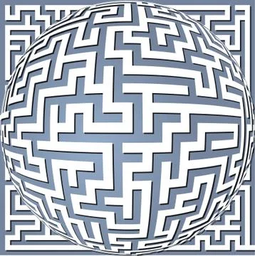 Labyrinth Objekt Stock Photos