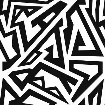 Labyrinth seamless pattern Stock Illustration