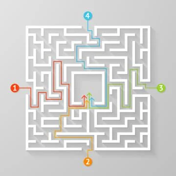 Labyrinth sign5 Stock Illustration