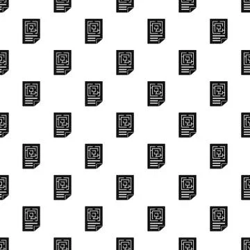 Labyrinth solution pattern seamless 스톡 일러스트