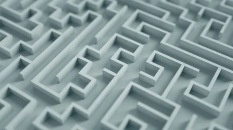 Labyrinth. tangled way. Stock Footage 51763474