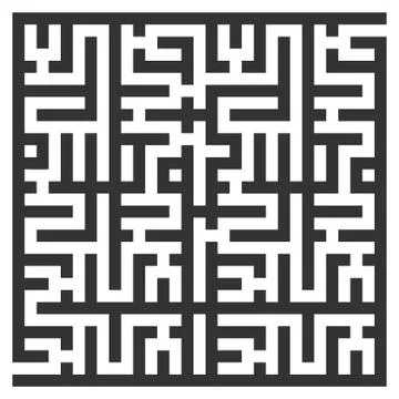 Labyrinth Vector Icon Illustrazione stock