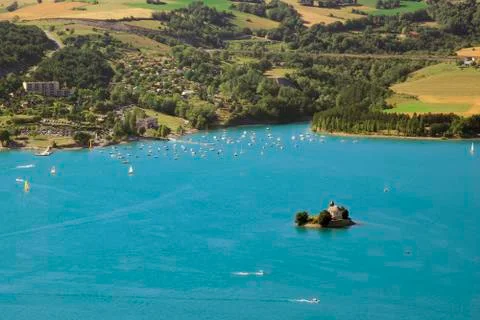 Lac de Serre Poncon Stock Photos