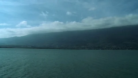 Lac du Bourget Pan 1 Stock Footage 69825987
