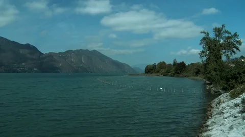 Lac du Bourget Timelapse  Video stock 69777743