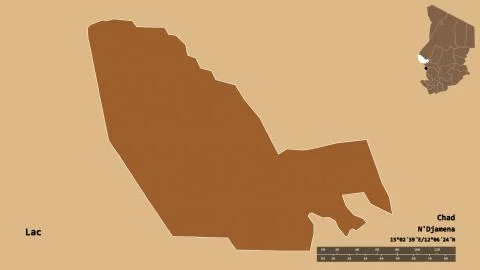Lac, region of Chad, zoomed. Pattern イラスト素材