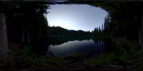Lac Vert Chamonix France Green Lake Stock Footage