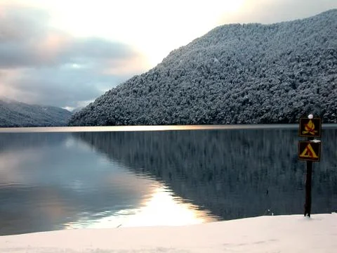 Lacar Lake Stock Photos